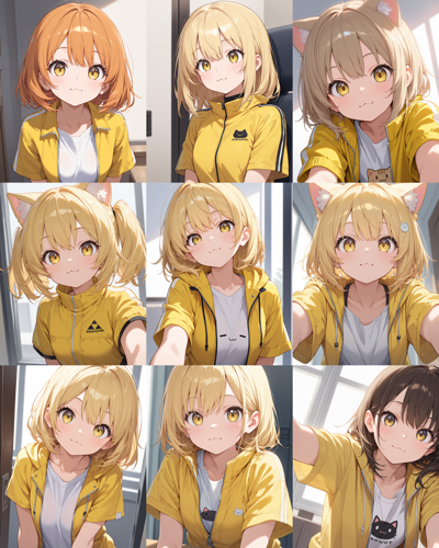 ZUKI Anime Ill v5.0 - ωの形をした口、猫口を表現するプロンプト:画像6