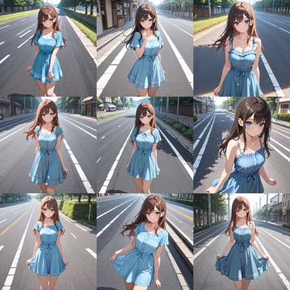 Prefect Illustrious v3.0 - 俯瞰、上から見下ろした視点でキャラクターを表現するプロンプト、画像生成結果:画像14