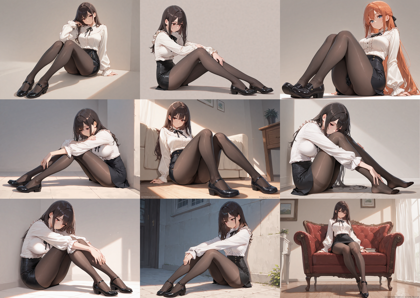 Prefect illustrious XL v4.0 - パンティストッキング (パンスト) を表現するプロンプト、画像生成結果:画像4