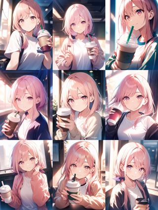 Animagine XL v4.0 opt - 紙コップのプロンプト:画像5