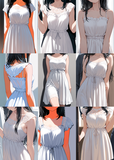 WAI-NSFW-Illustrious v14.0 - 顔を描画しない、顔の一部のみを描画する、体のみを生成するプロンプトと画像生成結果:画像2