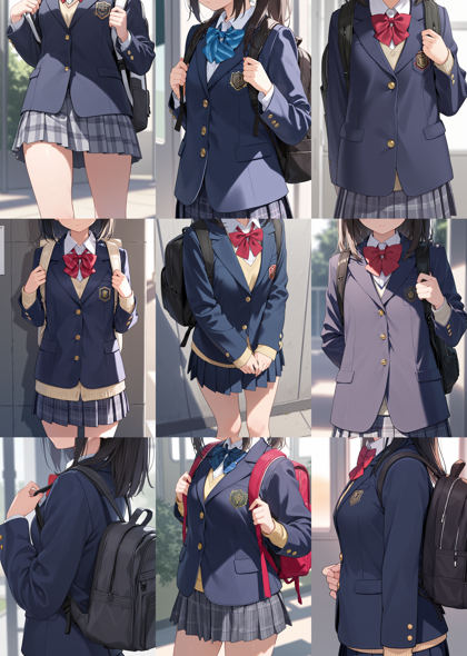WAI-NSFW-Illustrious v14.0 - 顔を描画しない、顔の一部のみを描画するプロンプトと画像生成結果:画像2