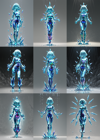 HakushiMix v1.41 - 石化したキャラクター（石像化）を表現するプロンプト、画像生成結果:画像18