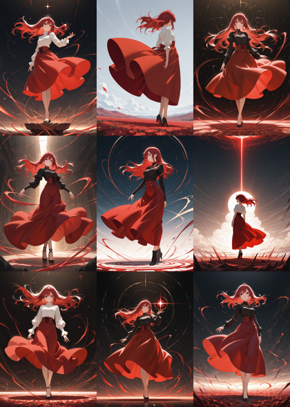 Nova Furry XL IL v13.0 - 縦のひだのないスカート、プリーツのないスカートを表現するプロンプト、画像生成結果:画像2