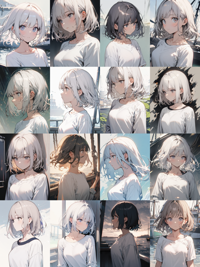 キャラクターの衣装の胸元が開かないようにするプロンプト:画像2