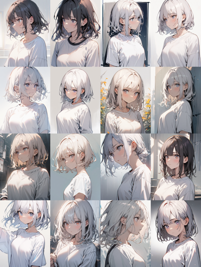 キャラクターの衣装の胸元が開かないようにするプロンプト:画像1