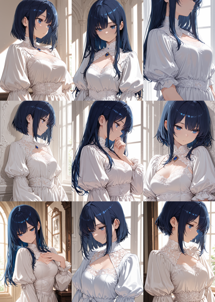 AlcAI - AnimeHaven awakening - v30 - 肩の部分が膨らんでいる袖を表現するプロンプト、画像生成結果:画像5