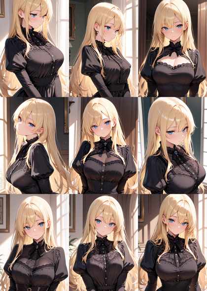 JANKU v5 - 肩の部分が膨らんでいる袖を表現するプロンプト、画像生成結果:画像10