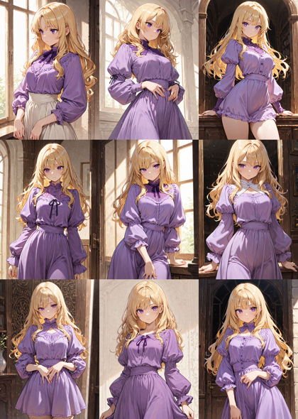 Nova Anime XL v12.5 - 肩の部分が膨らんでいる袖を表現するプロンプト、画像生成結果:画像14