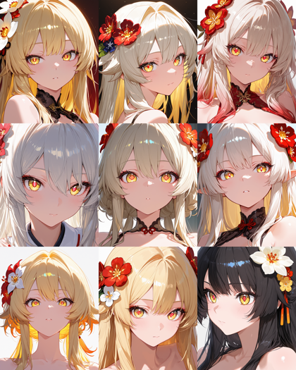 WAI-NSFW-Illustrious v15.0 - 瞳孔を白色にする表現、目の色と瞳孔の色を異なる色にするプロンプト、画像生成結果:画像5