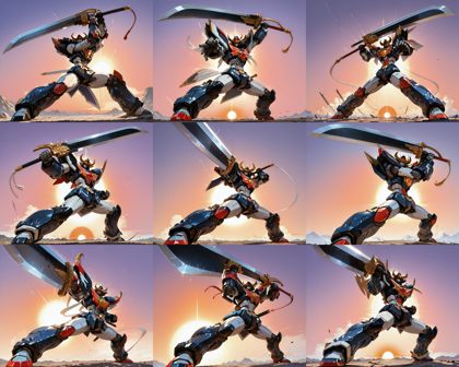 bobobo Mix v1.0 - ロボットがかっこよく立つシーンを表現するプロンプト、画像生成結果:画像21