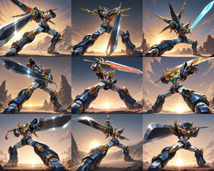 Dvine v6.0 - ロボットがかっこよく立つシーンを表現するプロンプト、画像生成結果:画像7