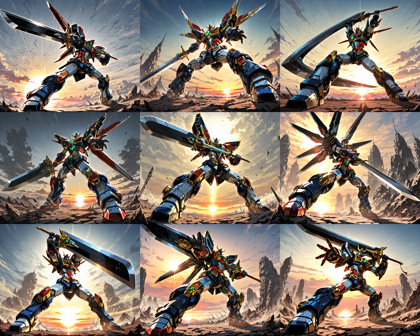 Hakushi Mix v1.41 - ロボットがかっこよく立つシーンを表現するプロンプト、画像生成結果:画像8