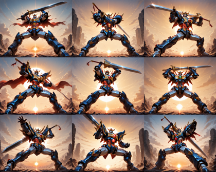 PPPAnimix-IL 16.0 - ロボットがかっこよく立つシーンを表現するプロンプト、画像生成結果:画像45