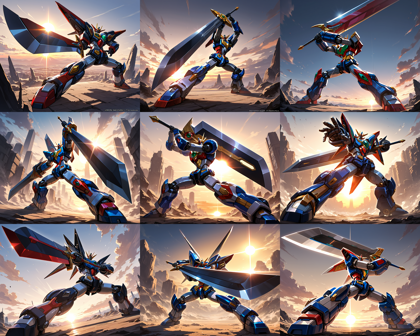 TSRMix v3.5 - ロボットがかっこよく立つシーンを表現するプロンプト、画像生成結果:画像53