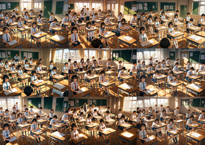 Nova Anime 3D XL v1.0 - 学校の教室を描画するプロンプト:画像14