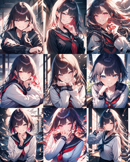 Animagine XL v4.0 opt - 妖艶な笑みのプロンプトと画像生成結果:画像6