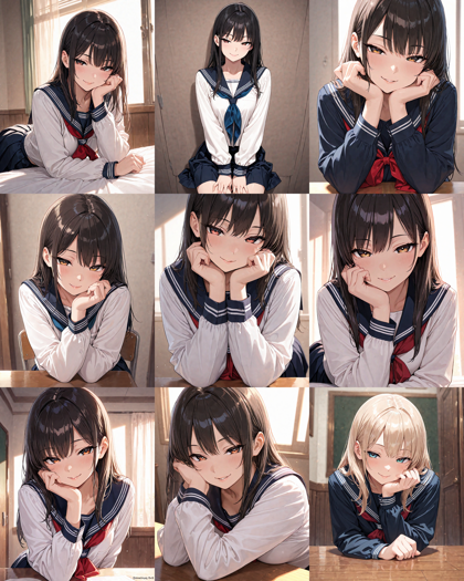 Nova Anime XL v7.0 - 妖艶な笑みのプロンプトと画像生成結果:画像2