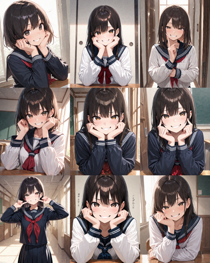 Nova Anime XL v7.0 - 妖艶な笑みのプロンプトと画像生成結果:画像5