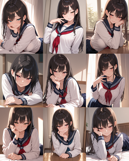 WAI-NSFW Illustrisou v14.0 - 妖艶な笑みのプロンプトと画像生成結果:画像1