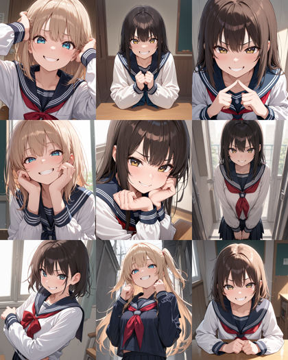 WAI-NSFW Illustrisou v14.0 - 妖艶な笑みのプロンプトと画像生成結果:画像4