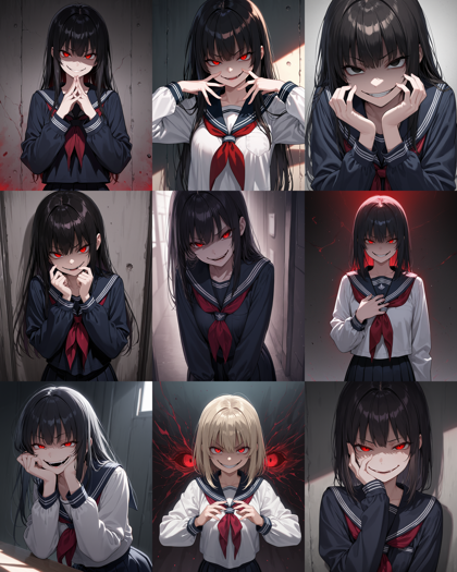 WAI-NSFW Illustrisou v14.0 - 妖艶な笑みのプロンプトと画像生成結果:画像7