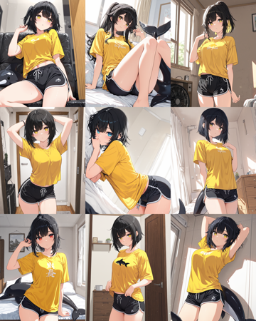HakushiMix v1.41 - 短パン、ショートパンツのプロンプト:画像8