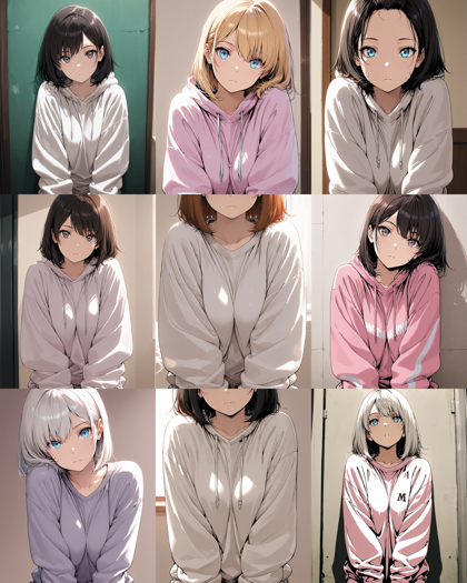 AlcAI - AnimeHaven awakening - v30 - 肩を大きくすくめるポーズのプロンプトと画像生成結果:画像20