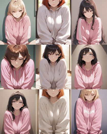 Prefect illustrious XL v4.0 - 肩を大きくすくめるポーズのプロンプトと画像生成結果:画像18