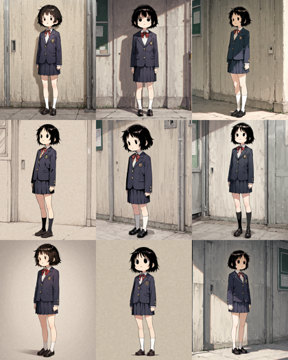 Nova Anime XL v12.0 - 脇役キャラクター、地味なキャラクターを表現するプロンプト、画像生成結果:画像2