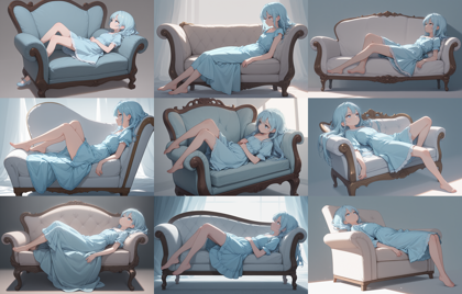 boleromix v8.15 - 幅の広い椅子、大きい椅子に横向きに座っているシーンを表現するプロンプト、画像生成結果:画像9