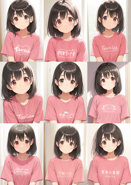 Nova Anime XL v12.0 - 少しだけ眼を見開いた表情、瞳が瞼に隠されない表情を表現するプロンプト、画像生成結果:画像12