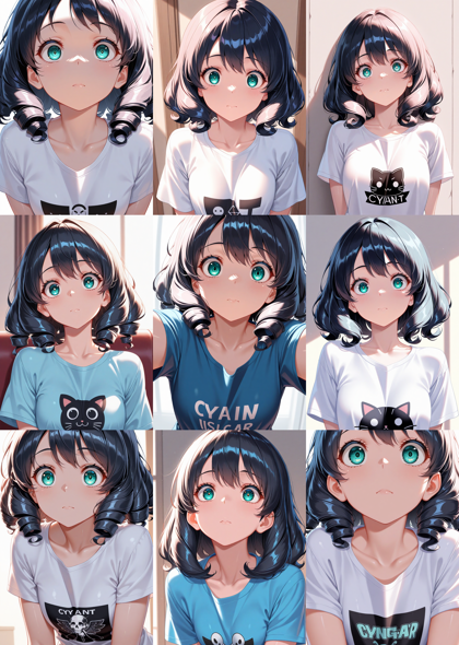 Prefect illustrious XL v3 - 少しだけ眼を見開いた表情、瞳が瞼に隠されない表情を表現するプロンプト、画像生成結果:画像4