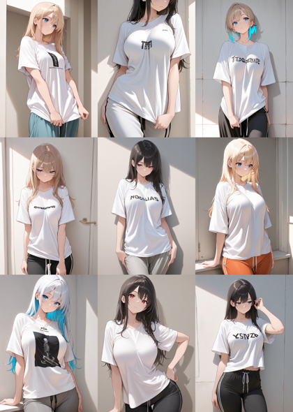 Hassaku XL v3.2 - くびれた腰を表現するプロンプト、画像生成結果:画像7