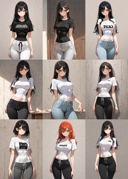 Nova Anime XL v12.5 - くびれた腰を表現するプロンプト、画像生成結果:画像2