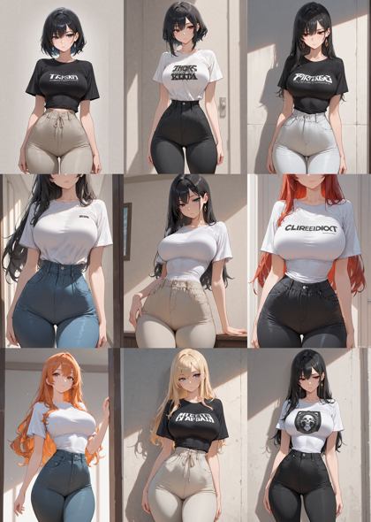 Prefect illustrious XL v4.0 - くびれた腰を表現するプロンプト、画像生成結果:画像4