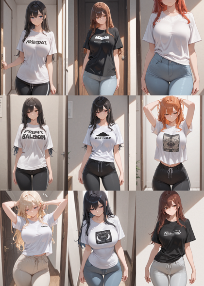 Prefect illustrious XL v4.0 - くびれた腰を表現するプロンプト、画像生成結果:画像8