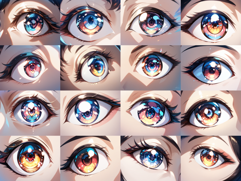 Raena XL v2.0 - きらきら輝く瞳、ハイライトの強い目を描画するプロンプト:画像2