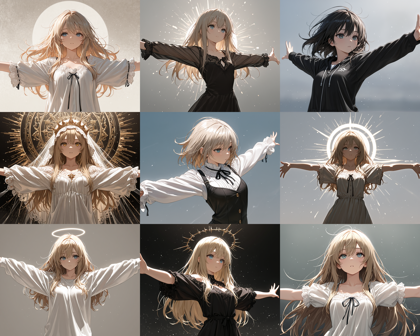 PlantMilk Walnut - 腕を広げるポーズのプロンプト:画像4