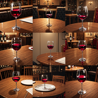 Kawaii Realistic Manga IL Mix v0.2 - ワイングラス、シャンパングラスを表現するプロンプト、画像生成結果:画像7