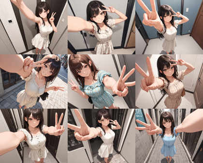 UmetanaMix V2 v2.5 - 強い遠近感のある画像を生成するプロンプト、画像生成結果:画像5