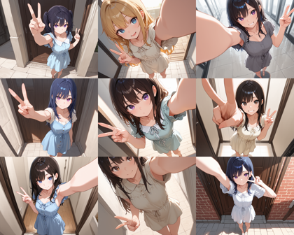 WAI-illustrious-SDXL v15.0 - 強い遠近感のある画像を生成するプロンプト、画像生成結果:画像1