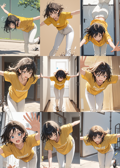 Artofura | Furry mix v4.0 - つまずいて転びそうなキャラクター、シーンを表現するプロンプト:画像7