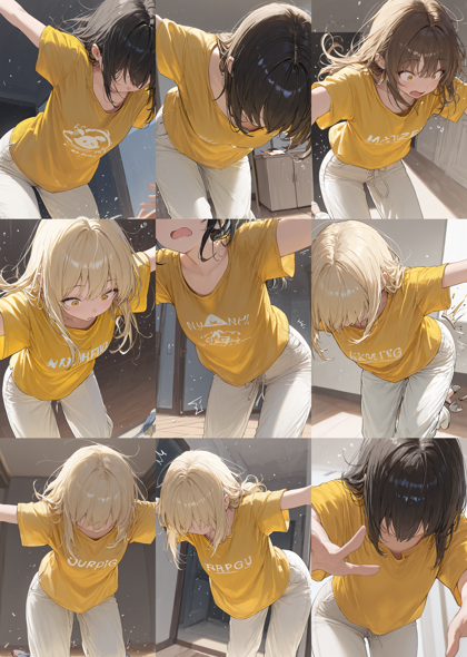 RIN IllusioN-R NSFW Illustrious v3.0 - つまずいて転びそうなキャラクター、シーンを表現するプロンプト:画像12