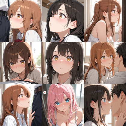 AlcAI - AnimeHaven Awakening - v30 - 軽く驚いた表情、軽く照れた表情を表現するプロンプト、画像生成結果:画像7