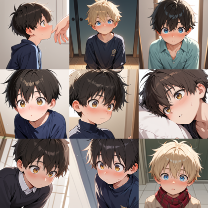 Ikastrious v21.0 - 軽く驚いた表情、軽く照れた表情を表現するプロンプト、画像生成結果:画像13