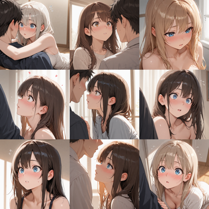 Prefect illustrious XL v6.0 - 軽く驚いた表情、軽く照れた表情を表現するプロンプト、画像生成結果:画像3