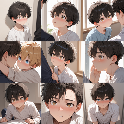 REED Illustration IL SDXL v4.0 - 軽く驚いた表情、軽く照れた表情を表現するプロンプト、画像生成結果:画像14