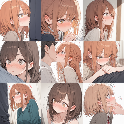 REED XXX illustrious SDXL v8.0 LNY - 軽く驚いた表情、軽く照れた表情を表現するプロンプト、画像生成結果:画像8