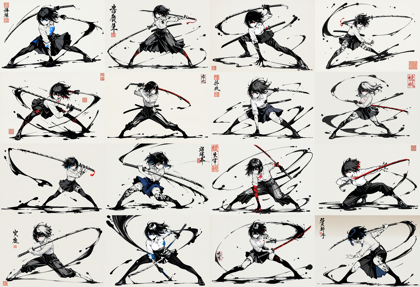 T-illunai3 v7.0 - 水墨画風の画像を生成するプロンプト:画像8